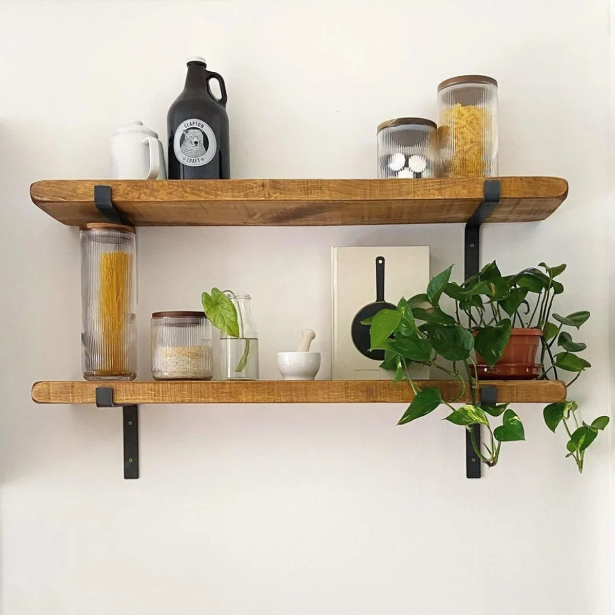 Bracketed Shelves