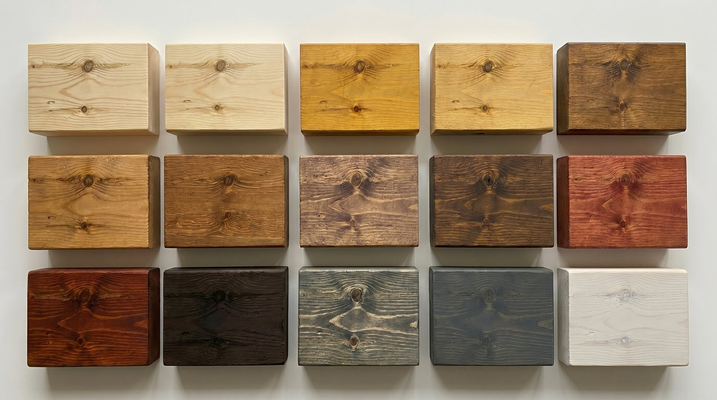 Wood Colour Samples | Reclaimed Wood Finish Swatches