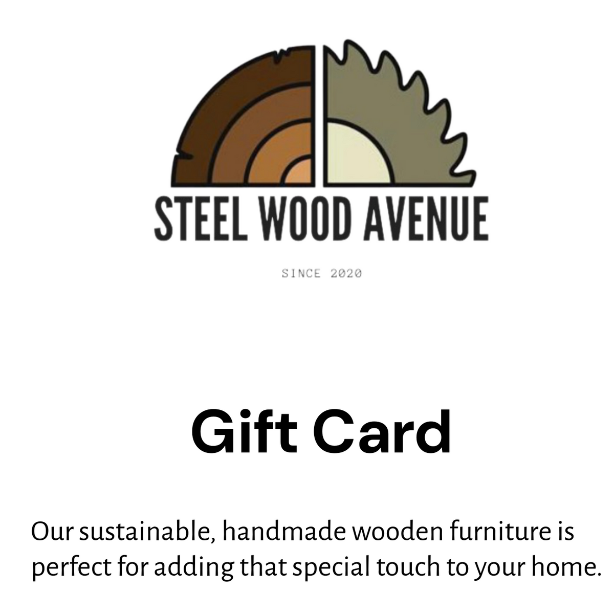 Steel Wood Avenue Gift Card