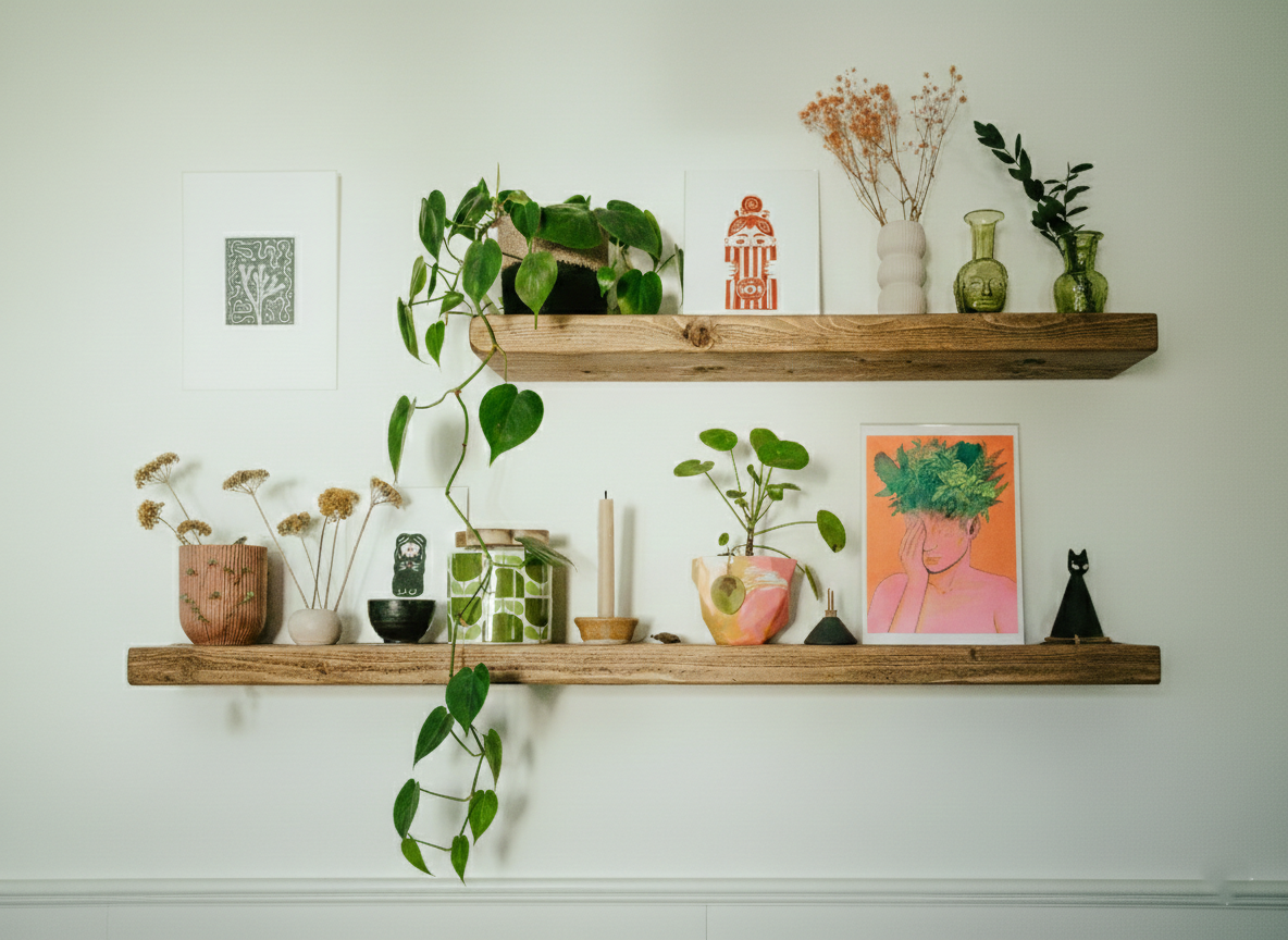 Wooden Shelves