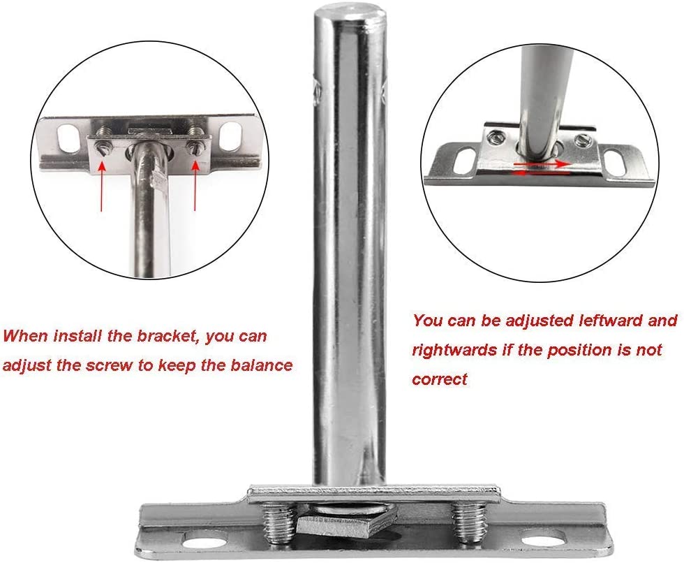 Set of Floating Shelf Brackets with Hollow Anchor Fixings