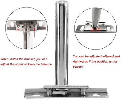 Set of Floating Shelf Brackets with Hollow Anchor Fixings