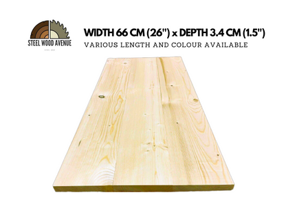 Rustic Thick Dinning Table / Desk / Breakfast Bar Top - 66cm x 3.4cm