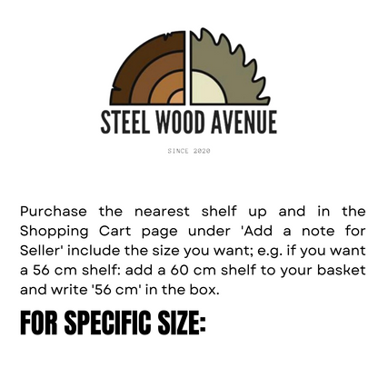 Rustic Deep Scaffold Board for Shelf - 30cm x 3.4cm