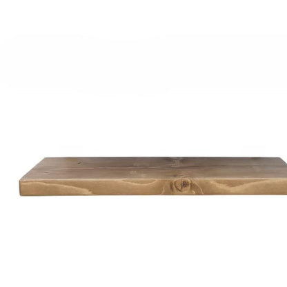 Reclaimed scaffold board shelf: rustic solid pine, DIY furniture plank (depth 10cm)