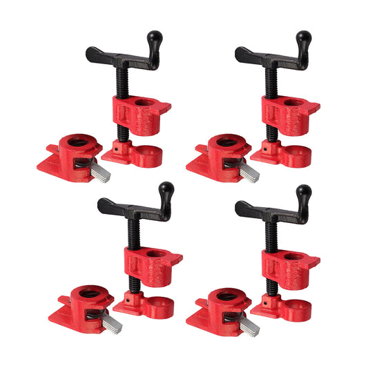 4x Sash Clamps, 3/4" Gluing Pipe Clamp Set