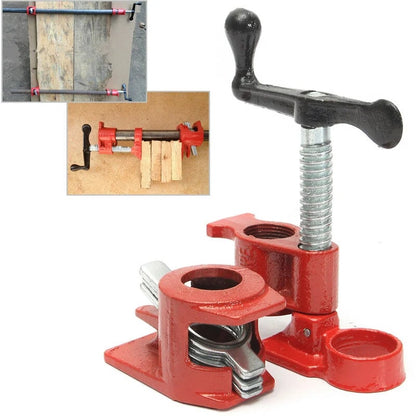 4x Sash Clamps, 3/4" Gluing Pipe Clamp Set