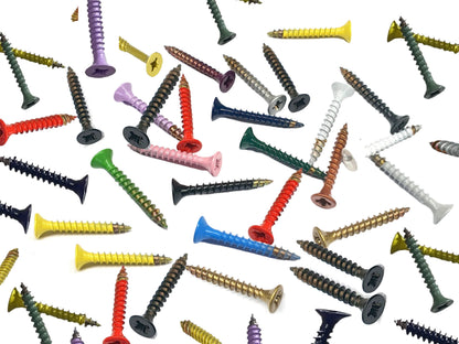 5.0x50mm PZ2 Coloured Powder Coated Screws