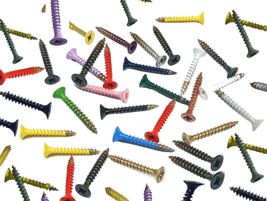 5.0x50mm PZ2 Coloured Powder Coated Screws